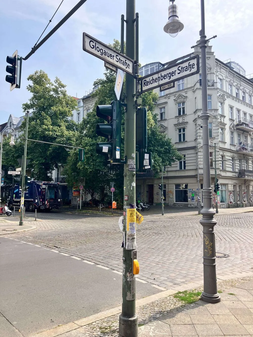 Ecke Glogauer Straße und Reichenberger Straße